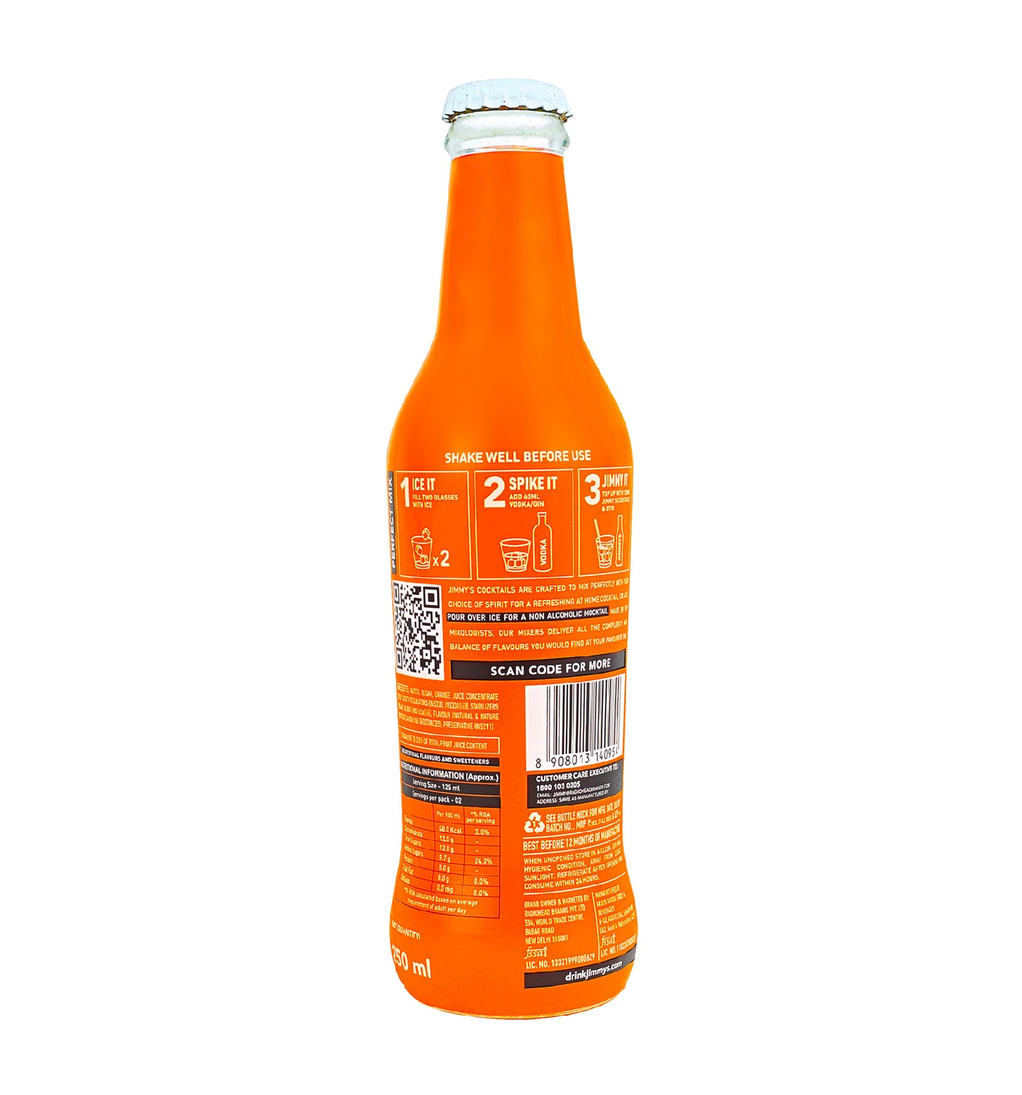 Twisted Orange Screwdriver Cocktail's Mixer